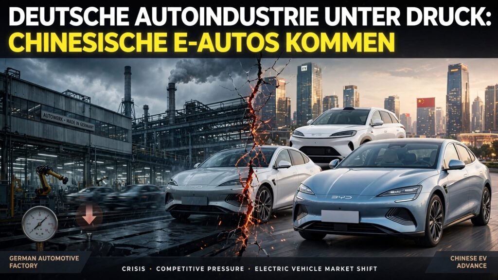 Deutsche Autoindustrie unter Druck Chinesische E-Autos kommen