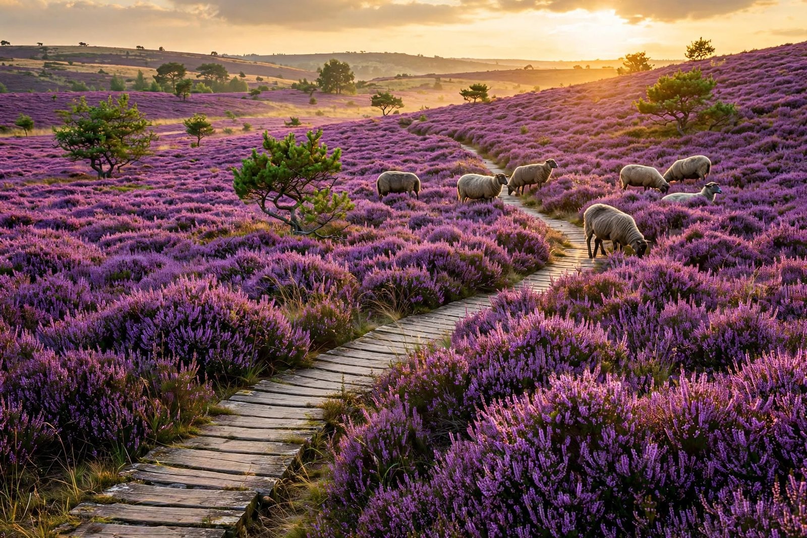 Lüneburger Heide – Ein Meer aus violetten Blüten