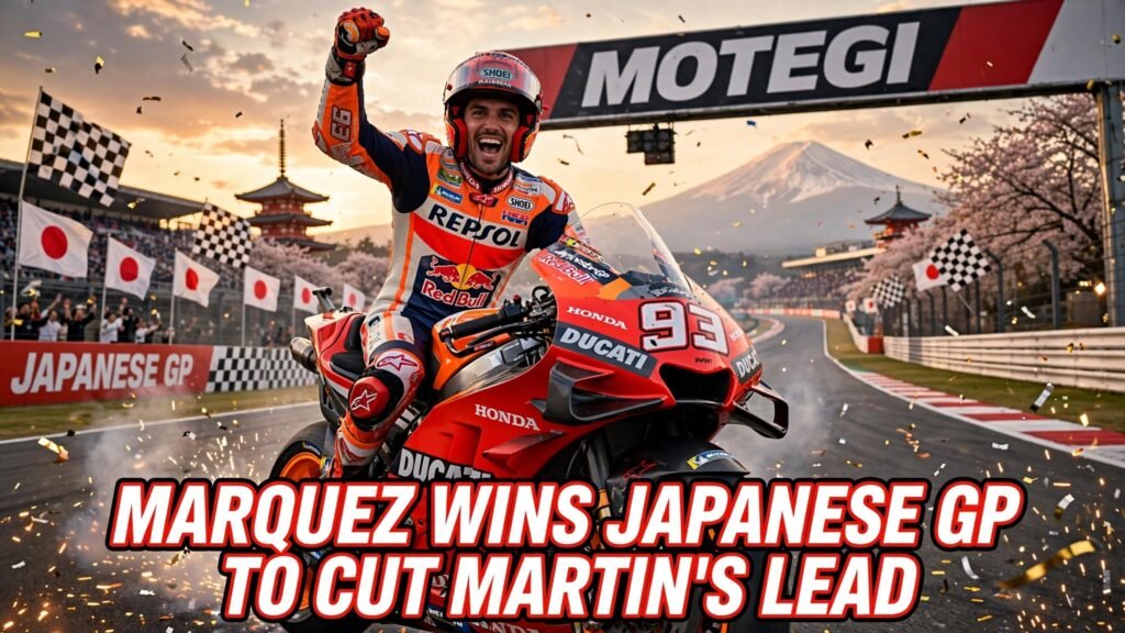 Marc Márquez Japan GP Nur 2 Punkte hinter Jorge Martín