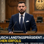 Tobias Rausch Landtagspräsident: AfD erzielt historischen Erfolg