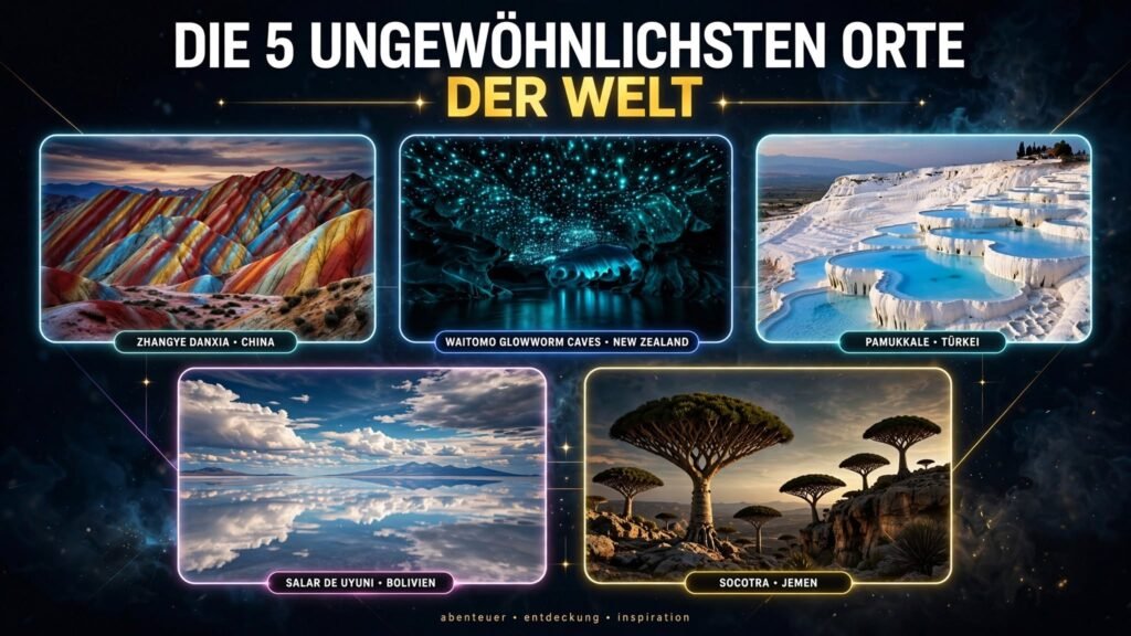 Ungewöhnliche Orte der Welt